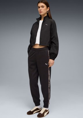 PUMA Essentials Graphics Animal Siyah Kadın Eşofman Altı