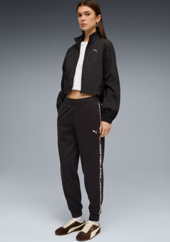 PUMA Essentials Graphics Animal Siyah Kadın Eşofman Altı