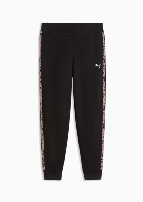 PUMA Essentials Graphics Animal Siyah Kadın Eşofman Altı