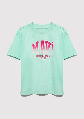 MAVİ Mavi Kız Çocuk Baskılı T-Shirt