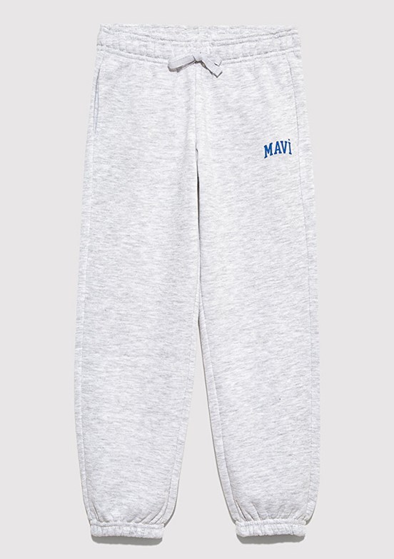 MAVİ - M6010028-88467 Erkek Çocuk Gri Örme Pantolon