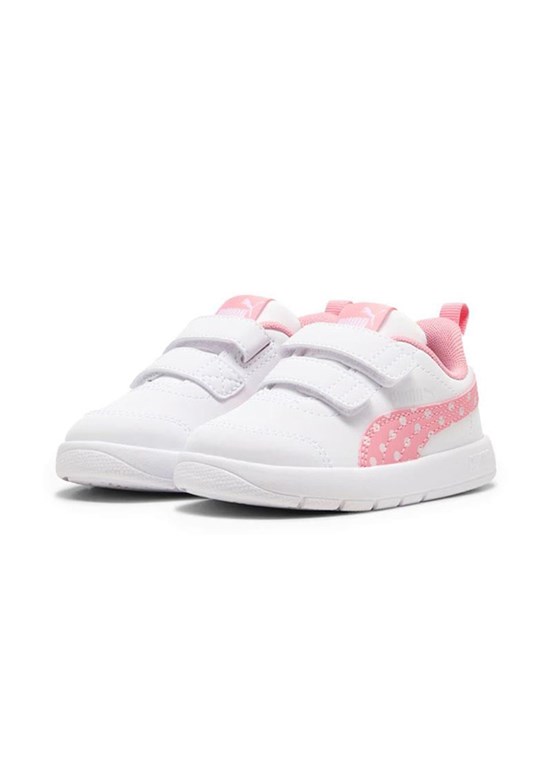 PUMA Courtflex V3 Dotty V İnf Çok Renkli Kız Çocuk Yürüyüş Ayakkabısı