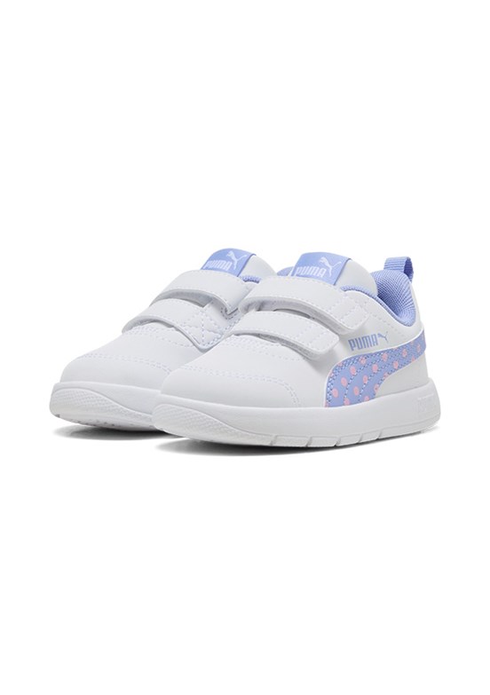 PUMA Courtflex V3 Dotty - 39875907 Kız Çocuk Çok Renkli Yürüyüş Ayakkabısı