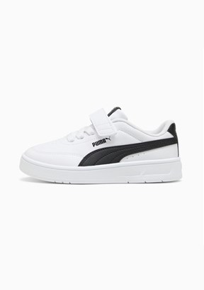 PUMA Court Classic Clean Beyaz Unisex Çocuk Sneaker Ayakkabı