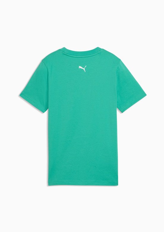PUMA Super Yeşil Erkek Çocuk Baskılı T-Shirt