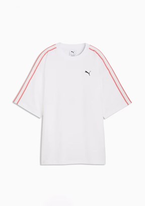 PUMA Beyaz Kız Çocuk Baskılı T-Shirt