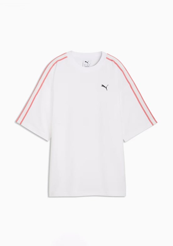 PUMA Beyaz Kız Çocuk Baskılı T-Shirt