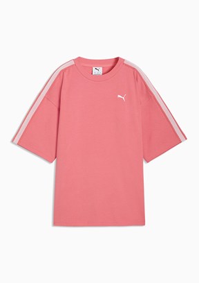 PUMA Pembe Kız Çocuk Baskılı T-Shirt