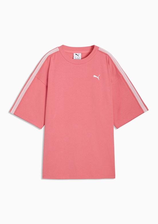 PUMA Pembe Kız Çocuk Baskılı T-Shirt
