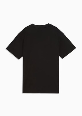 PUMA Siyah Erkek Çocuk Baskılı T-Shirt