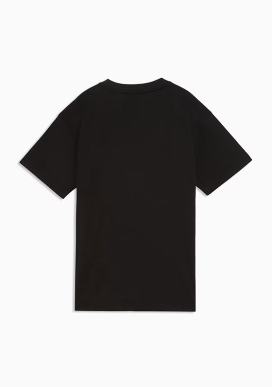 PUMA Siyah Erkek Çocuk Baskılı T-Shirt