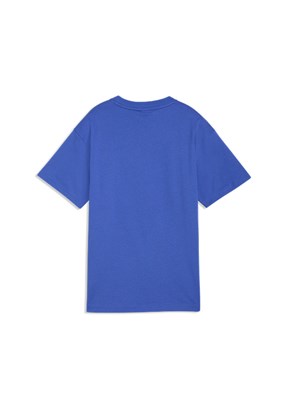 PUMA Graphic - 63452458 Erkek Çocuk Lacivert Baskılı T-Shirt