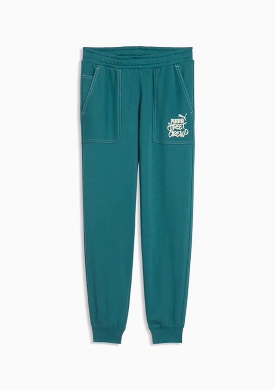 PUMA Mid90S - 69174741 Erkek Çocuk Yeşil Eşofman Altı