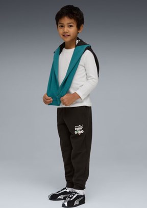 PUMA Super Siyah Unisex Çocuk Eşofman Altı