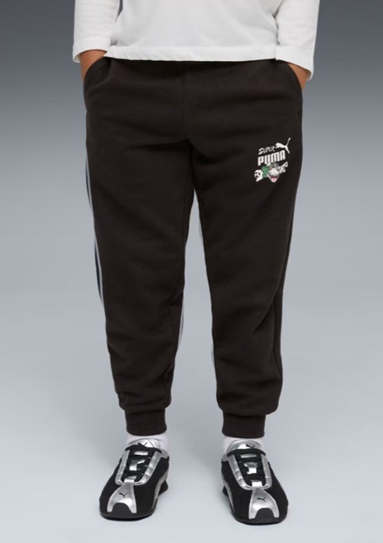 PUMA Super Siyah Unisex Çocuk Eşofman Altı