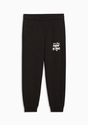 PUMA Super Siyah Unisex Çocuk Eşofman Altı