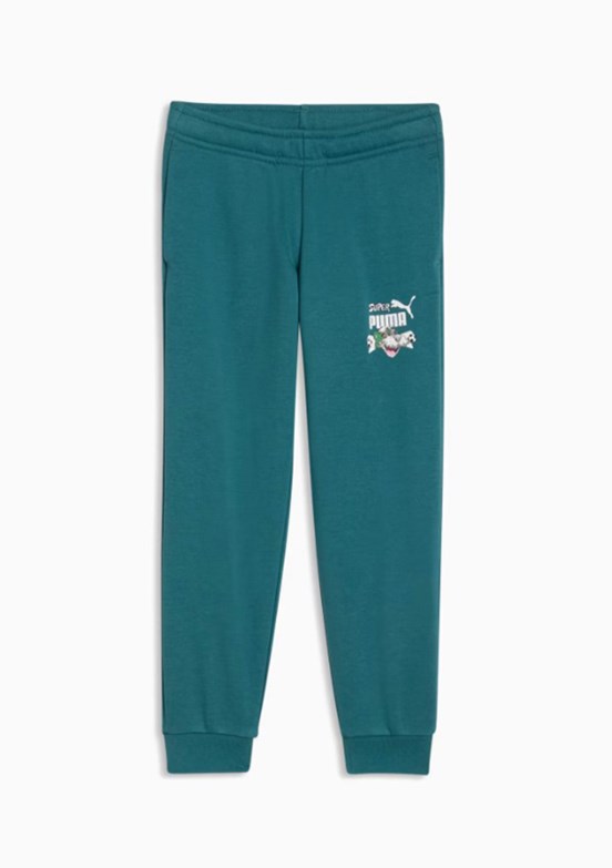 PUMA Super Yeşil Unisex Çocuk Eşofman Altı