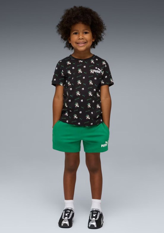 PUMA Super Siyah Unisex Çocuk Eşofman Takımı