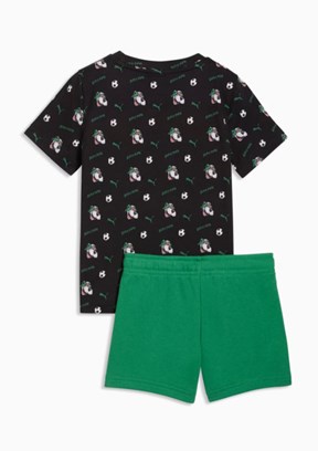 PUMA Super Siyah Unisex Çocuk Eşofman Takımı