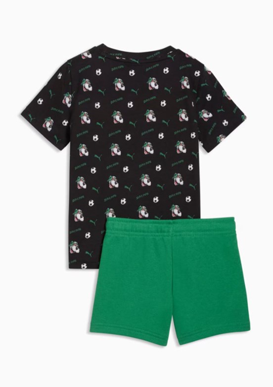 PUMA Super Siyah Unisex Çocuk Eşofman Takımı