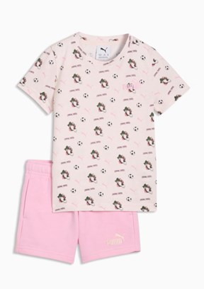 PUMA Super Pembe Unisex Çocuk Eşofman Takımı