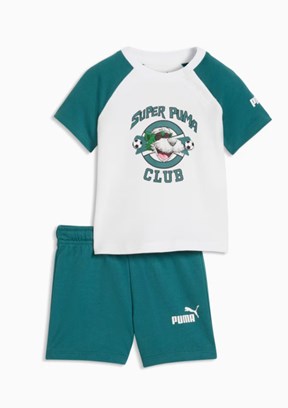 PUMA Super Beyaz Unisex Çocuk Eşofman Takımı