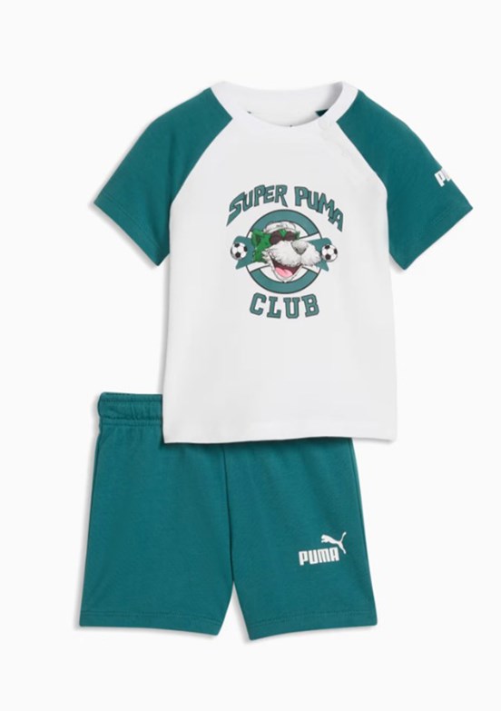 PUMA Super Beyaz Unisex Çocuk Eşofman Takımı