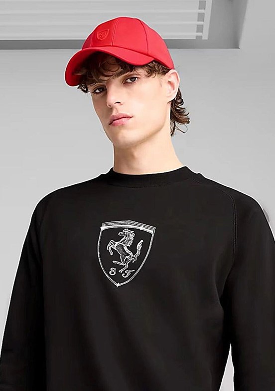 PUMA Ferrari Pro BB - 2641902 Unisex Kırmızı Baskılı Şapka