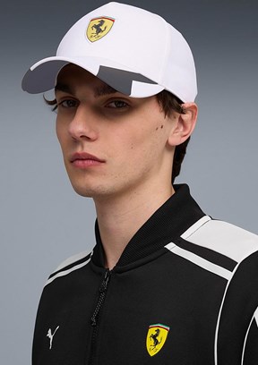 PUMA Ferrari Bb - 2689104 Unisex Beyaz Baskılı Şapka