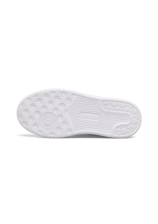 HUMMEL Busan 25 Jr. - 900862-9007 Unisex Çocuk Beyaz-Pembe Sneaker Ayakkabı