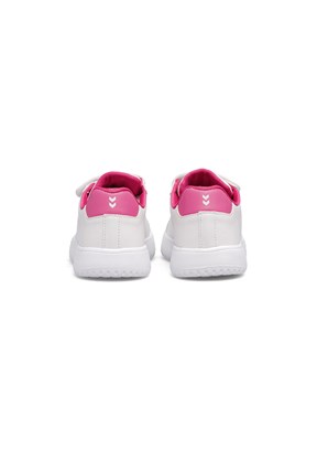 HUMMEL Busan 25 Jr. - 900862-9007 Unisex Çocuk Beyaz-Pembe Sneaker Ayakkabı