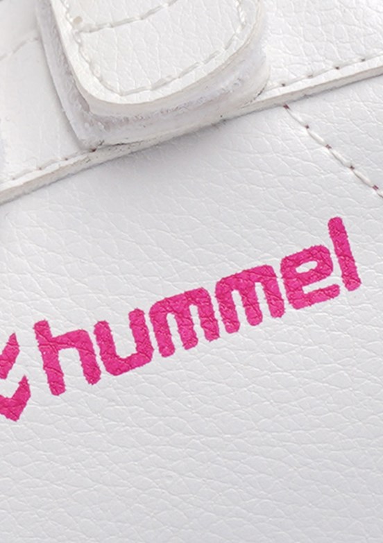 HUMMEL Busan 25 Jr. - 900862-9007 Unisex Çocuk Beyaz-Pembe Sneaker Ayakkabı