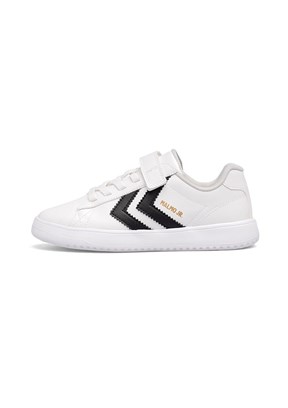 HUMMEL Malmo Jr. - 900869-9124 Unisex Çocuk Beyaz-Siyah Sneaker Ayakkabı