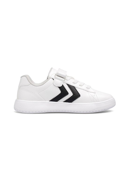 HUMMEL Malmo Jr. - 900869-9124 Unisex Çocuk Beyaz-Siyah Sneaker Ayakkabı
