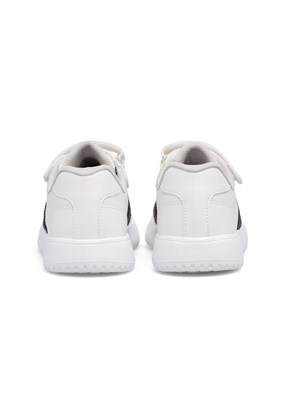 HUMMEL Malmo Jr. - 900869-9124 Unisex Çocuk Beyaz-Siyah Sneaker Ayakkabı