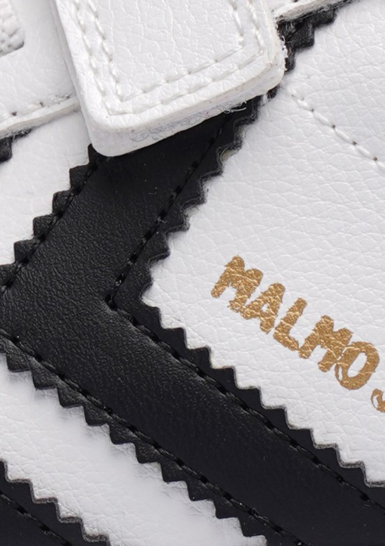 HUMMEL Malmo Jr. - 900869-9124 Unisex Çocuk Beyaz-Siyah Sneaker Ayakkabı