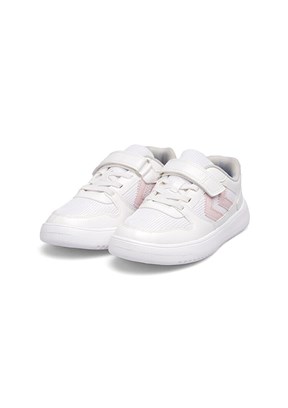 HUMMEL Kayno Sm. Jr. - 900866-9007 Unisex Çocuk Beyaz-Pembe Sneaker Ayakkabı
