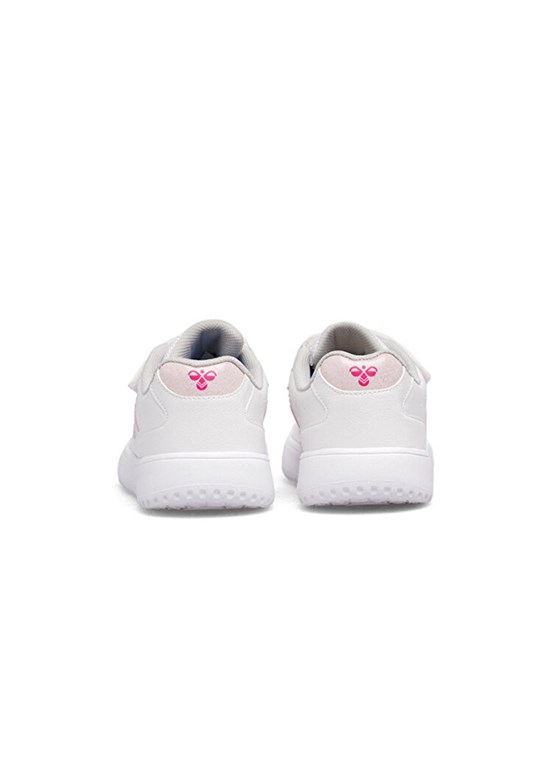 HUMMEL Kayno Sm. Jr. - 900866-9007 Unisex Çocuk Beyaz-Pembe Sneaker Ayakkabı