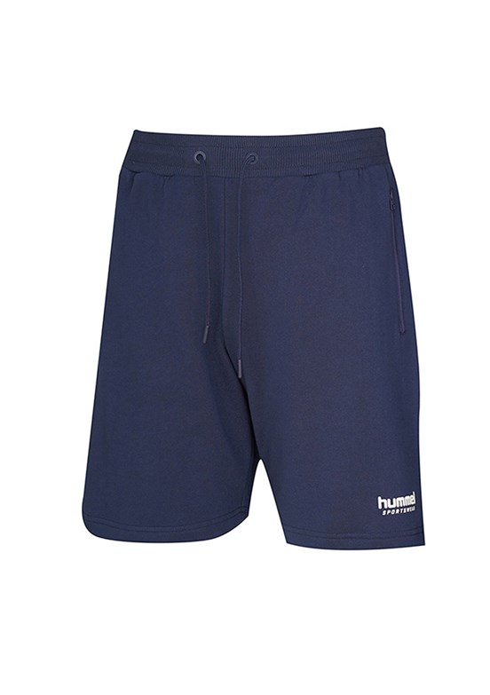 HUMMEL Trueno - 932475-7459 Erkek Mavi Baskılı Şort