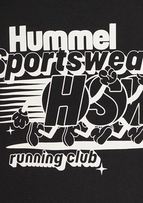 HUMMEL Hmlversal - 912365-2001 Erkek Siyah Baskılı T-Shirt