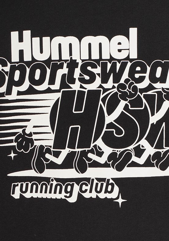 HUMMEL Hmlversal - 912365-2001 Erkek Siyah Baskılı T-Shirt