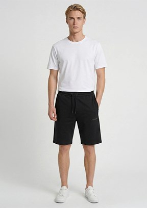 HUMMEL- 932423-2001 Hmlevon Erkek Siyah Baskılı Şort