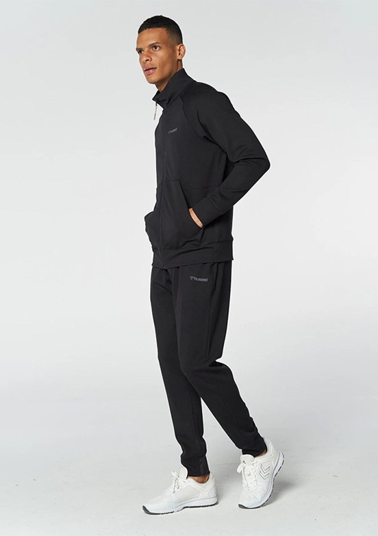 HUMMEL- 921678-2001 Hmlevon Erkek Siyah Fermuarlı Seweat Shirt