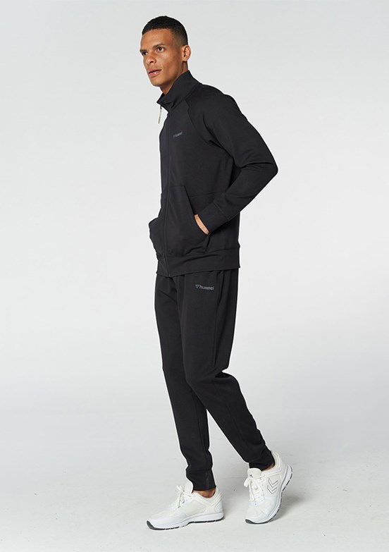 HUMMEL- 921678-2001 Hmlevon Erkek Siyah Fermuarlı Seweat Shirt
