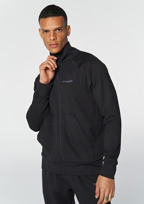 HUMMEL- 921678-2001 Hmlevon Erkek Siyah Fermuarlı Seweat Shirt