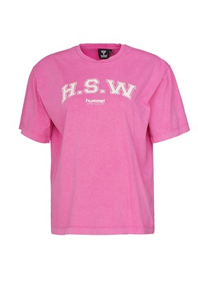 HUMMEL Remesa - 912322-3502 Kadın Çok Renkli Baskılı T-Shirt