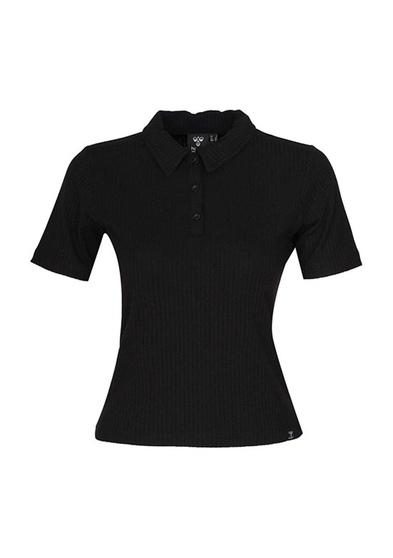 HUMMEL Sargento - 912342-2001 Kadın Siyah Baskılı T-Shirt
