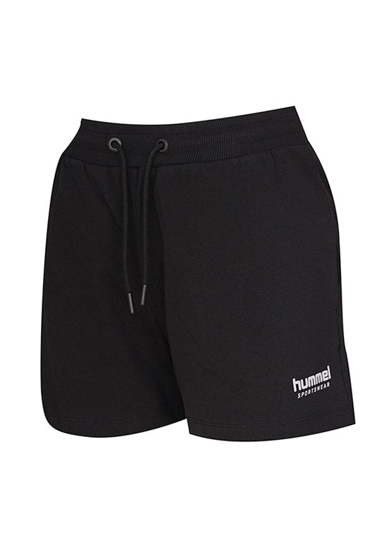 HUMMEL Revender - 932443-2001 Kadın Siyah Baskılı Şort
