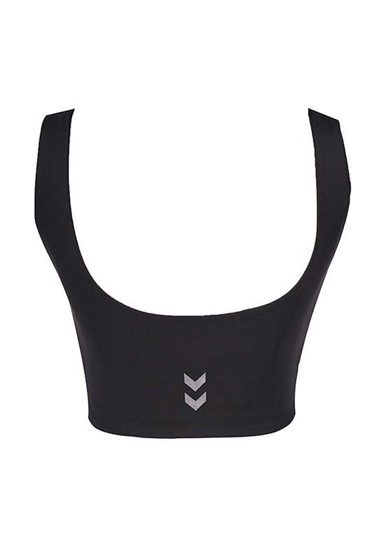HUMMEL Remesa Bra - 912321-2001 Kadın Siyah Baskılı T-Shirt