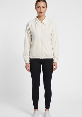 HUMMEL Hmlrıente - 922485-9157 Kadın Beyaz Fermuarlı Sweatshirt